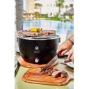 Ver imagem 4 de Churrasqueira De Mesa A Carvão Churrasco Table Grill Preta