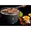 Ver imagem 3 de Churrasqueira De Mesa A Carvão Churrasco Table Grill Preta