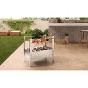 Ver imagem 4 de Churrasqueira Desmontável Aço Galvanizado Com 4 Espetos 50X38X50 Cm Qualinox