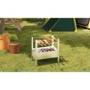 Ver imagem 3 de Churrasqueira Desmontável Aço Galvanizado Com 4 Espetos 50X38X50 Cm Qualinox