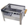 Churrasqueira Pequena Inox Portátil A Carvão - 2