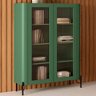 Cristaleira Mdf Vidro Canelado L98,5 X A134cm - 1