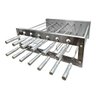 Churrasqueira Rotativa 13 Espetos Inox Dupla Linha Premium - 1