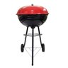 Churrasqueira A Bafo Portátil Rodinha 42Cm Preta/Verm Guarap - 1