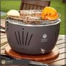 Churrasqueira De Mesa A Carvão Churrasco Table Grill Cinza - 7