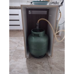 Móvel de Lavandeiria e Cozinha, para Esconder o Botijão de Gás. - 5