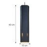 Lustre Pendente para Sala Pé Direito Duplo Sp-focus Preto - 5