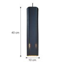 Ver imagem 5 de Lustre Pendente para Sala Pé Direito Duplo Sp-focus Preto