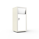 Ver imagem 1 de Lixeira Fast Food 70 Litros Aço - Nk 2001 Nilko Armários Branco