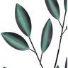 Adorno de Parede Folhas Verdes em Metal Preto - 2