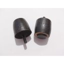 Ver imagem 4 de Kit 12 Pés para Cama Box Baú Queen ou King Jr Preto Altura 4cm Madeira Maciça