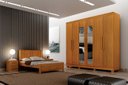 Ver imagem 1 de Dormitorio Casal 4 Pçs 6 Portas Completo Aspen - Arbo Design