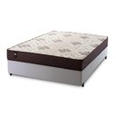 Ver imagem 5 de Conjunto Cama Box Casal c/ Molas Ensacadas Allura Branco 138x188x58