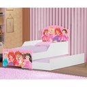 Ver imagem 2 de Bicama Infantil Tick Princesas Adesivada Mdf Cama Auxiliar + 2 Colchões