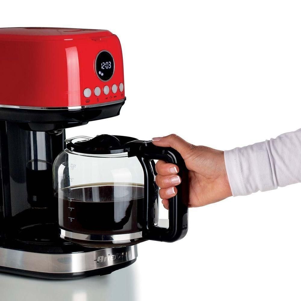 Máquina de Café Programável Moderna 220v Ariete Vermelho - 7