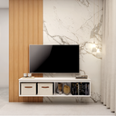 Ver imagem 4 de Rack Berlin Suspenso 130cm Branco TV até 55" Byhouse