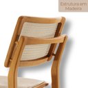 Ver imagem 5 de Conjunto com 2 Banquetas em Madeira Eloa Premium Bege/Off White/Imbuia Marrom