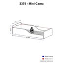 Ver imagem 7 de Cama Montessoriana Multimóveis para Colchão 150x70cm Branca