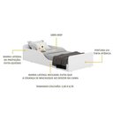 Ver imagem 5 de Cama Montessoriana Multimóveis para Colchão 150x70cm Branca