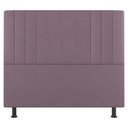 Ver imagem 5 de Kit Cabeceira E Baú Cama Box Casal Grace 140Cm Suede Rosé