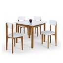 Ver imagem 2 de Conjunto 90cm Mdf Estofado Perfeito P/cozinhas Pequenas:branco