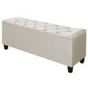 Ver imagem 1 de Recamier Baú Sapateira Grecia 1.50cm Areia