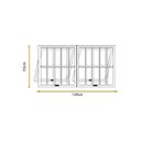 Ver imagem 3 de Vitro Maxim Ar 2 Seções com Grade Branco 60x120 Linha 25 Jade