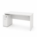 Ver imagem 2 de Mesa de Escritório Diretor 165x70cm Executiva com Armário e Gaveta com Fechadura