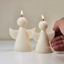 Ver imagem 2 de Vela Decorativa Dupla Anjos Minimalistas