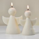 Ver imagem 1 de Vela Decorativa Dupla Anjos Minimalistas