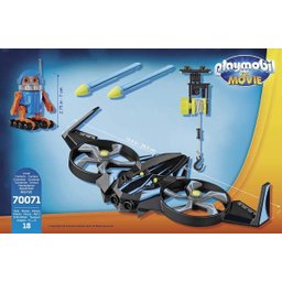 Brinquedo Playmobil O Filme Robotitron Com Drone Sunny 70071 - 4