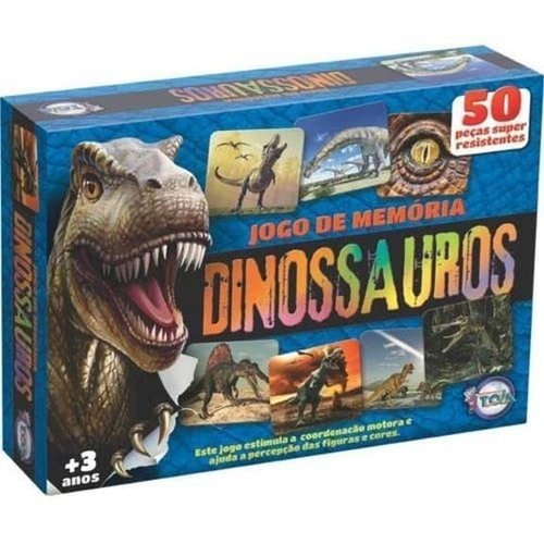 Jogo Da Memória Dos Dinossauros 24 Peças Feitas Em Madeira Com