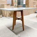 Ver imagem 1 de Mesa de Jantar Base de Madeira - Milão-0,90x0,90m- Art Salas