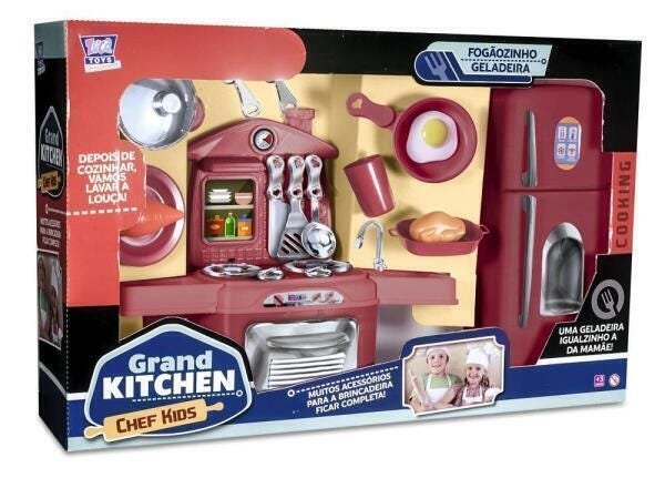 Kit Cozinha de Brinquedo Grand Kitchen Chef Kids - 1