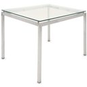 Ver imagem 1 de Mesa Lateral Dakot Tampo Vidro Base Cromada 60 Cm (larg) - 41168