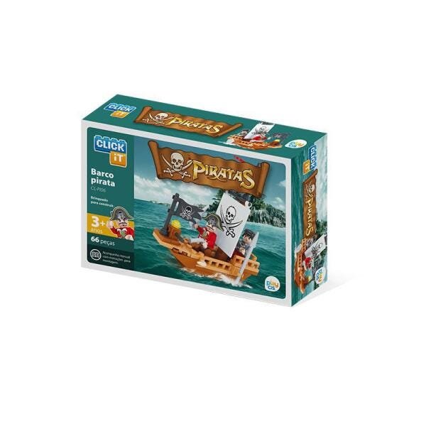 Brinquedo Infantil Blocos De Montar a Aventura Do Barco Pirata 386 Peças  21152 Lego - Papellotti