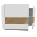 Ver imagem 6 de Armário Aéreo Glamy 2 Portas com Vidro 120cm Branco Madesa