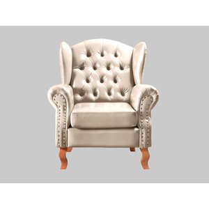 Poltrona Chesterfield Imperador Botonê Vintage