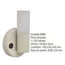 Ver imagem 5 de Arandela com Interruptor Pipe Special G9 Cor Nude