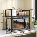 Ver imagem 7 de Rack Suporte Microondas Organizador Cozinha Lavanderia Prateleira Multiuso Porta Temperos Produtos D