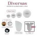 Ver imagem 4 de Vidro Tulipa Rei Fosco Lustre Luminária Abajur - Bocal 5,5cm