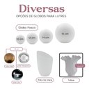 Ver imagem 4 de Vidro Tulipa Rei Fosco Lustre Luminária Abajur - Bocal 5,5cm