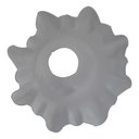 Ver imagem 3 de Vidro Tulipa Rei Fosco Lustre Luminária Abajur - Bocal 5,5cm