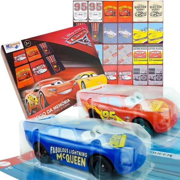 Playset de Corrida - Relâmpago McQueen - Carros 3 - Disney - Toyng