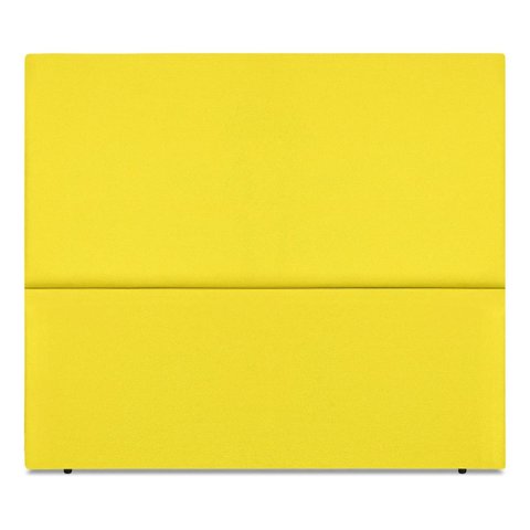 Cabeceira Cama Box Organica Casal 140cm Luna Suede C/frame Amarelo