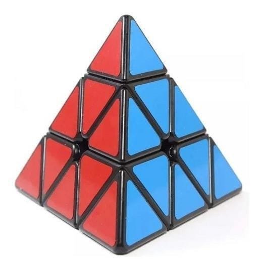 NIUTA Conjunto de cubos de velocidade 3 x 3 x 3, cubo mágico de pirâmide  liso : : Casa