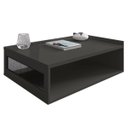 Ver imagem 1 de Mesa de Centro Moderna em Mdf Life Sala de Estar 91x70 Cm:cinza Régio