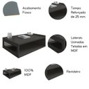 Ver imagem 4 de Mesa de Centro Moderna em Mdf Life Sala de Estar 91x70 Cm:cinza Régio