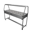 Ver imagem 2 de Carro Buffet Conjugado Duplo Spl513co 10 Cubas Quentes E 5 Frias 127V - Spolu