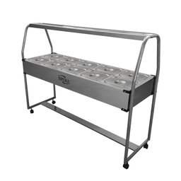Carro Buffet Conjugado Duplo Spl513co 10 Cubas Quentes E 5 Frias 127V - Spolu - 2
